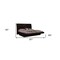 Homeroots Four Piece Wood Brown Solid Wood Bedroom Set With Mirror 343992 - alternate 3