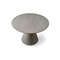 Homeroots 47" Gray Rounded Solid Wood Pedestal Base Dining Table 372066 - alternate 2