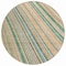 Homeroots 8' Beige Gold And Sage Round Striped Washable Indoor Outdoor Area Rug 614955 - alternate 4