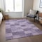 Homeroots 5' X 8' Purple And Lavender Geometric Washable Indoor Outdoor Area Rug 604888 - alternate 7
