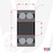 Wjb Bearings 5200 Series Open Double Row Angular Contact Ball Bearing - (20x47x20.60 mm) 5204 - alternate 3