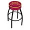 Holland Bar Stool Co 25" 4" Minnesota Cushion Seat, Blk Wrinkle Base Swivel Bar Stool L8B125MinnUn - alternate 1