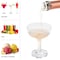 Lavish Home Plastic Champagne Glasses 5oz Reusable or Disposable Coupe Glasses w/ Grooves, 100PK JG1012-1 - alternate 7