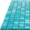 Apollo Tile Skosh 11.6in x 11.6in Glossy Turqouise Green Glass Mosaic Wall and Floor Tile 18.69 sqft/case, 20PK APLNB88GN432A - alternate 4