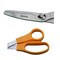 Golden Protective Services Take-Apart Safety Shears 7 in, Serrated Blades, Orane Handle, Ideal for Food Service 9402 - alternate 4