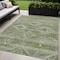 Homeroots 5' X 8' Olive Green And Fern Green Southwestern Washable Indoor Outdoor Area Rug 588715 - alternate 1