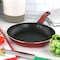 Oster Claybon 9.5 Inch Nonstick Frying Pan in Speckled Red 80669.01 - alternate 5