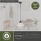 Vaxcel VAXCEL Huntley 1 Light Bronze Farmhouse Schoolhouse Pendant Clear Glass P0242 - alternate 3