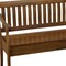 Homeroots 42in Dark Brown Solid Wood Storage Bench With Flip Top 733250 - alternate 3