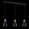 Jonathan Y Apollo 33.5" 3-Light Mid-Century Modern Iron Adjustable Linear LED Pendant, Black/Brass Gold JYL6134A - alternate 7