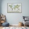 Homeroots Animal World Map Black Floater Frame Print Wall Art 573462 - alternate 4
