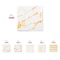 Smarty Had A Party White with Gold Marble Paper BeverageCocktail Napkins 600 Napkins, 600PK 3291-CASE - alternate 4