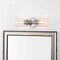 Jonathan Y Giles 16 in. 2-Light Farmhouse Industrial Iron Cylinder LED Sconce, Nickel/Clear JYL9548C - alternate 5
