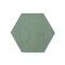 Ghent Hex LINK Powder-Coated Steel Whiteboard, Magnetic, 18'' x 21, Gray HEXS1821GY - alternate 1