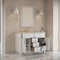 James Martin Vanities Bellshire 48" Single Vanity, Bright White w/ 3 CM Tajnar Eclos Top 660-V48-BW-3TJR - alternate 5