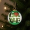 Homeroots Love Irish Hand Painted Green White And Red Glass Ball Ornament 570152 - alternate 2