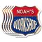Signmission Noah's Workshop, 4 inch X 4 inch, Vinyl Decal, 5PK SHI-D-5PACK-4-489-NOAH - alternate 1
