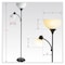 Newhouse Lighting 71in Torchiere William Standing Floor Lamp, Two-in-One Reading Light for Bedroom/Living Room, Black NHFL-WI-BK - alternate 3