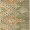 Homeroots 8' X 10' Green And Terra Cotta Southwestern Washable Indoor Outdoor Area Rug 603542 - alternate 4