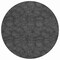 Homeroots 8' Black And Ivory Round Geometric Washable Indoor Outdoor Area Rug 602343 - alternate 7