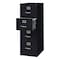 Hirsh 18" W 4 Drawer Vertical File Cabinet, Black, Legal 17549 - alternate 4