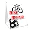 Signmission Bike Shop, 24 Inch x 18 Inch A-frame Yard Sign, Plastic Sign SBC-1824-Bike Shop - alternate 1