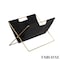 Fabulaxe 9-In Foldable Magazine Rack, Book Basket, Farmhouse Letter Organizer, File Holder - for Living QI004742 - alternate 3