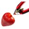 Good Grips Strawberry Huller, 3-3/4 in L, 1.05 in W, 2-1/4 in H, Stainless Steel, Red 11308600 - alternate 5