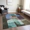 Homeroots 8' X 10' Brown Blue And Green Abstract Washable Indoor Outdoor Area Rug 604473 - alternate 6