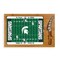 Picnic Time Family Of Brands NCAA Michigan State Spartans Icon Glass Top Cutting Board & Knife Set 910-00-505-354-0 - alternate 1