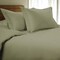 Homeroots Sage Queen Cotton Blend 1200 Thread Count Washable Duvet Cover Set 528191 - alternate 4