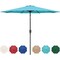 Simple Deluxe 9' Patio Umbrella Outdoor Table Market Yard Umbrella with Push Button Tilt/Crank, 8 Sturdy Ribs for LGBRLA9TUQ - alternate 1