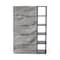 Homeroots 35" Grey Manufactured Wood Five Drawer Chest 473088 - alternate 6