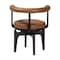 Baxton Studio Delacruz Swivel Dining Chair 263-14400-ZORO - alternate 4