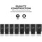 Neiko 0.75 in Dr. Impact Socket Set, SAE, Deep 02461A - alternate 5