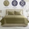 Lavish Home 3-Piece King Quilt Set Bedspread & 2 Pillow Shams with Embossed Diamond Pattern Lightweight Set 66-001-KG - alternate 3