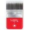 Princeton Redline Flat Brush, Synthetic Bristles, Short Handle Mixed Media Paintbrush, Red, Size 3 inch PM6708 - alternate 1