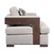 Homeroots 72in Beige And Brown Linen Loveseat 515743 - alternate 3