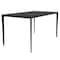 Leisuremod Rectangular 55.11 in W, 28.7 in L, Glass/Aluminum, Clear ATBL-55CL-G - alternate 1