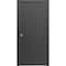 Vdomdoors Sliding Closet Bi-fold Doors 64 x 96 inches, Mela 7001 Painted Black, Sturdy Tracks Moldings Trims MELA7001BF-TCF-64 x 96 (2* 32x96) - alternate 1