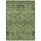 Homeroots 3' X 5' Olive Green Fern Green And Artichoke Green Floral Washable Indoor Outdoor Area Rug 588900 - alternate 3