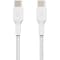Belkin BOOST CHARGE Braided USB-C to USB-C Cable, 3.3 ft, White CAB004BT1MWH - alternate 3