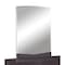 Homeroots 80" X 60" X 42.5" 4Pc Queen Modern Wenge High Gloss Bedroom Set 343942 - alternate 7