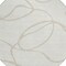 Homeroots 8' Ivory And Beige Round Abstract Washable Indoor Outdoor Area Rug 597489 - alternate 4