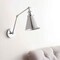 Jonathan Y Rover 7" Classic Industrial Metal Adjustable Arm LED Wall Sconce, Chrome JYL7460A - alternate 4