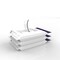 Happimess 8-Gal. (30L) Drawstring Unscented Trash Can Liner, White (60-Count, 3-Packs of 20 Liners) HPM3000A-WHITE - alternate 3