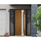 Vdomdoors Steel Door Deux 1713 Natural Oak 2 Sidelight Exterior Black Windows Stainless Inserts Single Modern DEUX1713EXD-OAKB-W14+36+14 x H80-Left-hand Inswing - alternate 4