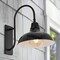 Jonathan Y Stanley 12.25" 1-Light Farmhouse Industrial Iron LED Gooseneck Arm Outdoor Sconce, Black JYL7614B - alternate 6