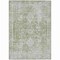 Homeroots 5' X 8' Artichoke Green Oriental Washable Indoor Outdoor Area Rug 607585 - alternate 5