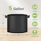 Healsmart Simple Deluxe Grow Bags 5 Gallon Planter Pots with Handles, Black, 5PK GLGROWBAG5X5BLKV3 - alternate 5